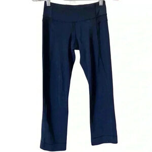 Lululemon Athletic Athleisure Leggings Navy Blue